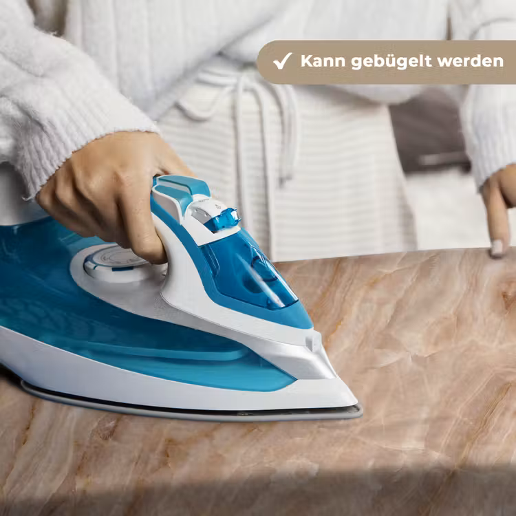 Steen - Ader - Natuur - Modern - Beige Wandkleed katoen klein -tsfeer9_DE