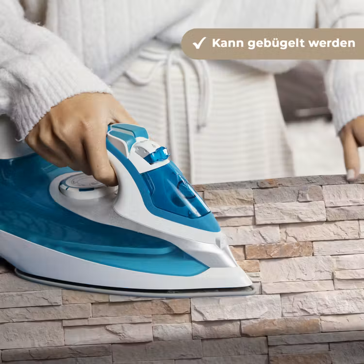 Steen - Muur - Textuur - Rustiek - Beige Wandkleed katoen klein -tsfeer9_DE
