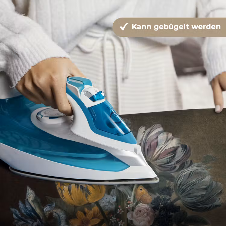 Stilleven met bloemen - Schilderij van Eelke Jelles Eelkema Wandkleed katoen klein -tsfeer9_DE