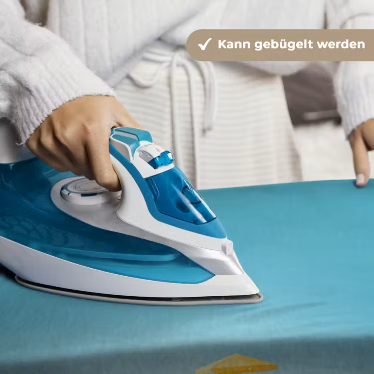 Strand - Blauwe lucht - Geel - Parasol Wandkleed katoen klein -tsfeer9_DE