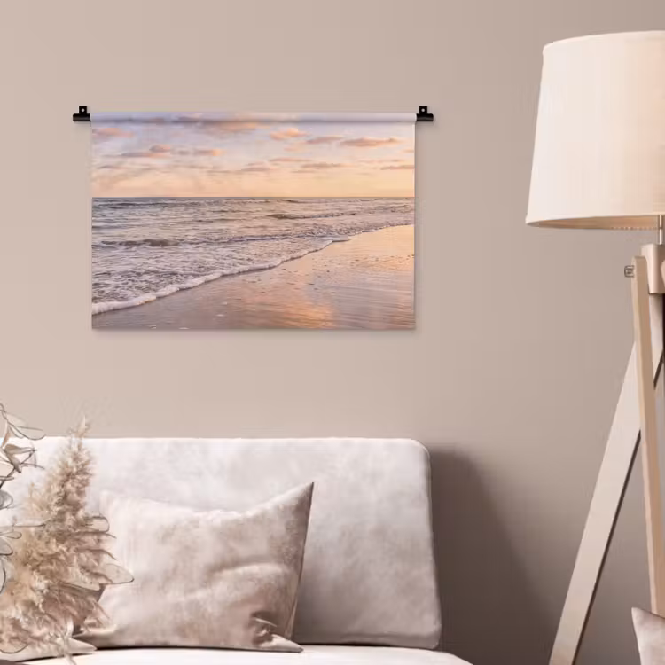 Strand - Branding - Wolken Wandkleed katoen klein -sfeer4