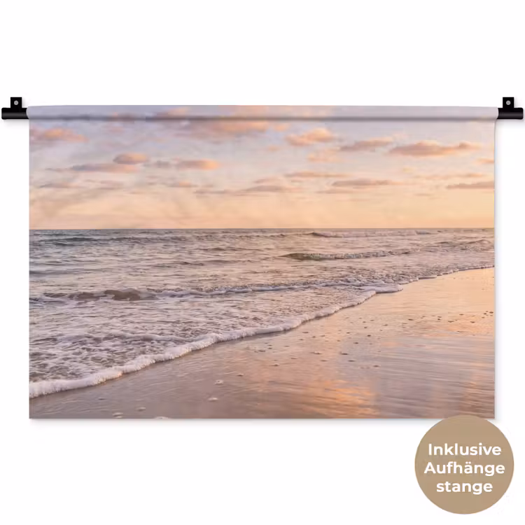Strand - Branding - Wolken Wandkleed katoen klein -t3d_DE