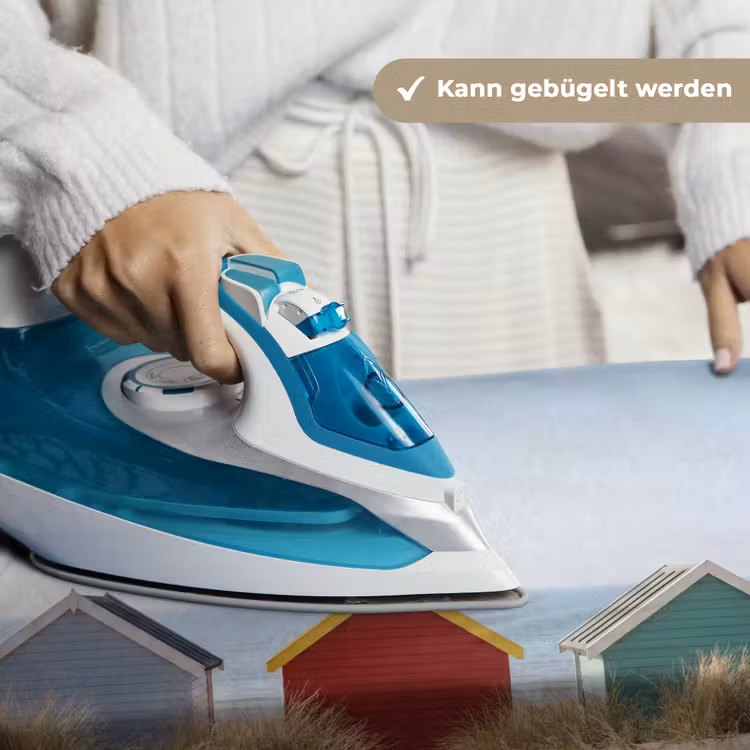 Strand - Huisjes - Kleurrijk - Duinen Wandkleed katoen klein -tsfeer9_DE