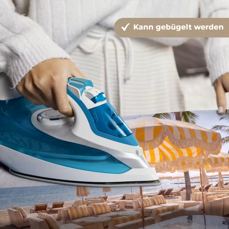 Strand - Ligbedden - Vakantie - Modern - Geel Wandkleed katoen klein -tsfeer9_DE