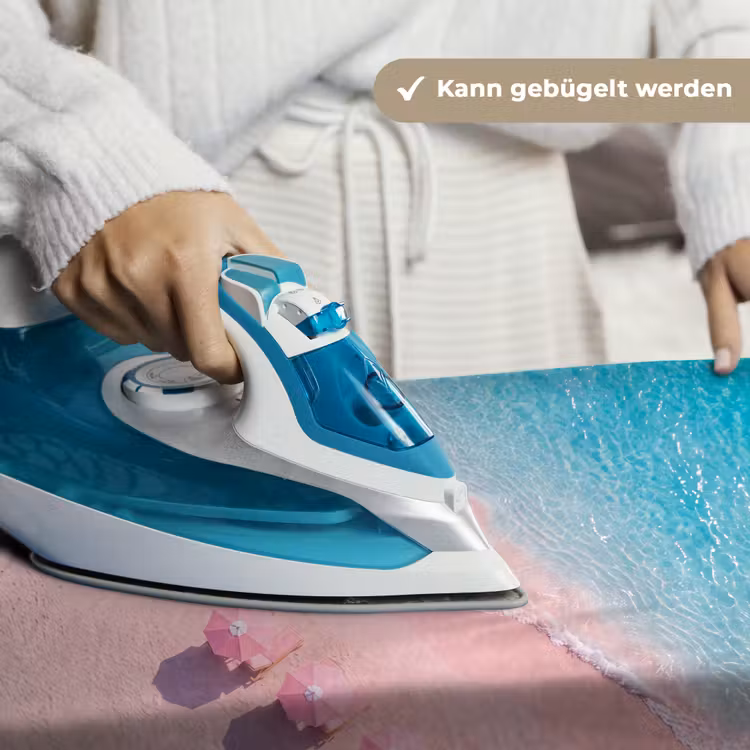 Strand - Roze zand - Zee - Zomer - Natuur Wandkleed katoen klein -tsfeer9_DE
