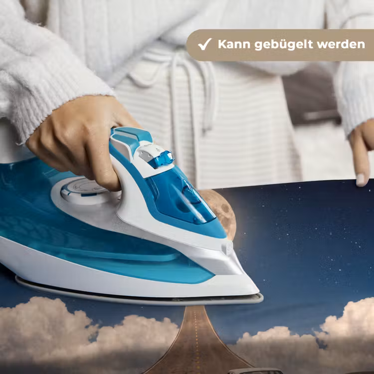 Wandteppich - Straße – Mond – Nacht - Weg - Maan - Nacht Wandkleed katoen klein