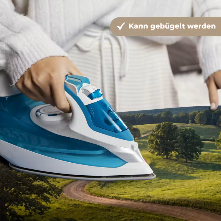 Weg - Weide - Natuur - Groen Wandkleed katoen klein -tsfeer9_DE