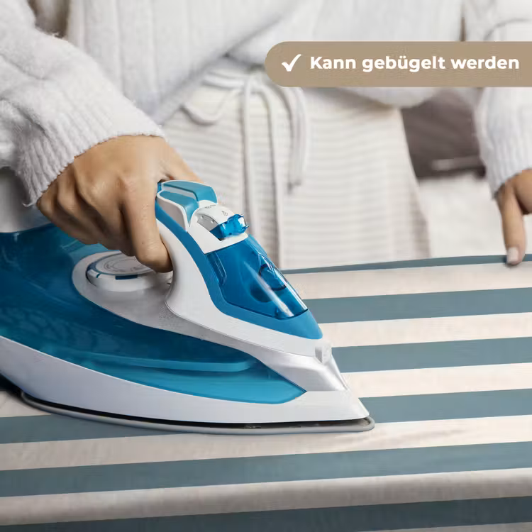 Strepen - Modern - Blauw Wandkleed katoen klein 269 -tsfeer9_DE