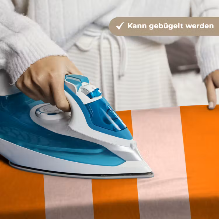 Strepen - Modern - Oranje Wandkleed katoen klein 269 -tsfeer9_DE