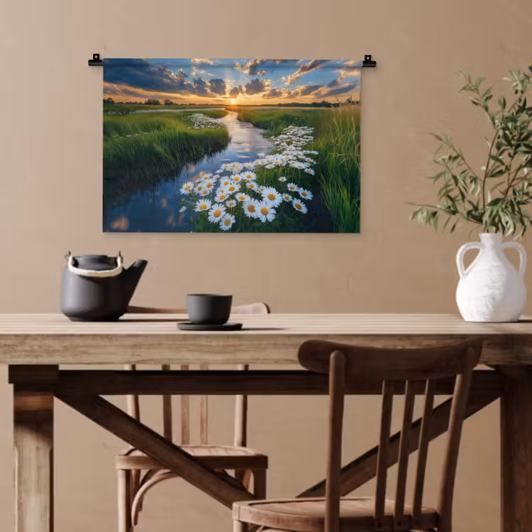 Beekje - Landschap - Margriet Wandkleed katoen klein -sfeer6