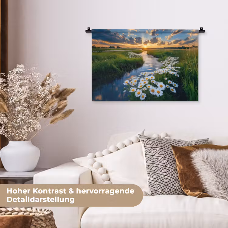 Beekje - Landschap - Margriet Wandkleed katoen klein -tsfeer1_DE