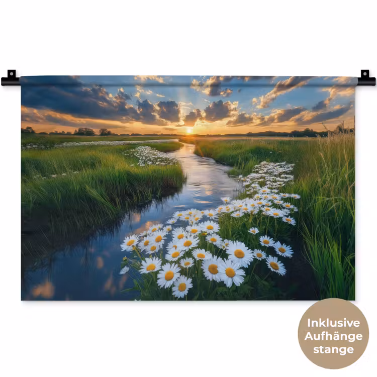 Beekje - Landschap - Margriet Wandkleed katoen klein -t3d_DE