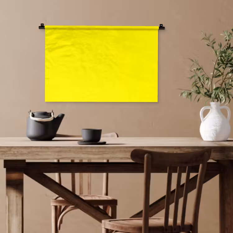 Sunshine - Glow - Geel Wandkleed katoen klein 269 -sfeer6