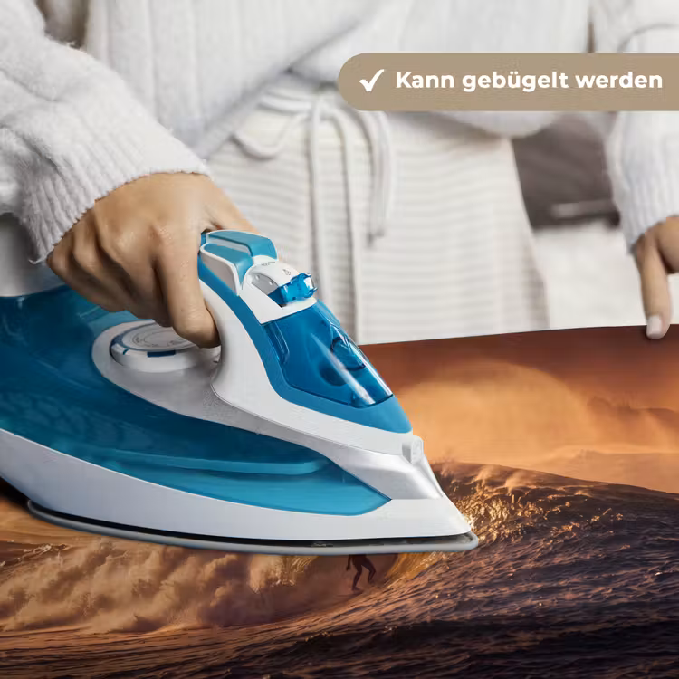 Surfer - Golf - Oceaan - Sport - Oranje Wandkleed katoen klein -tsfeer9_DE