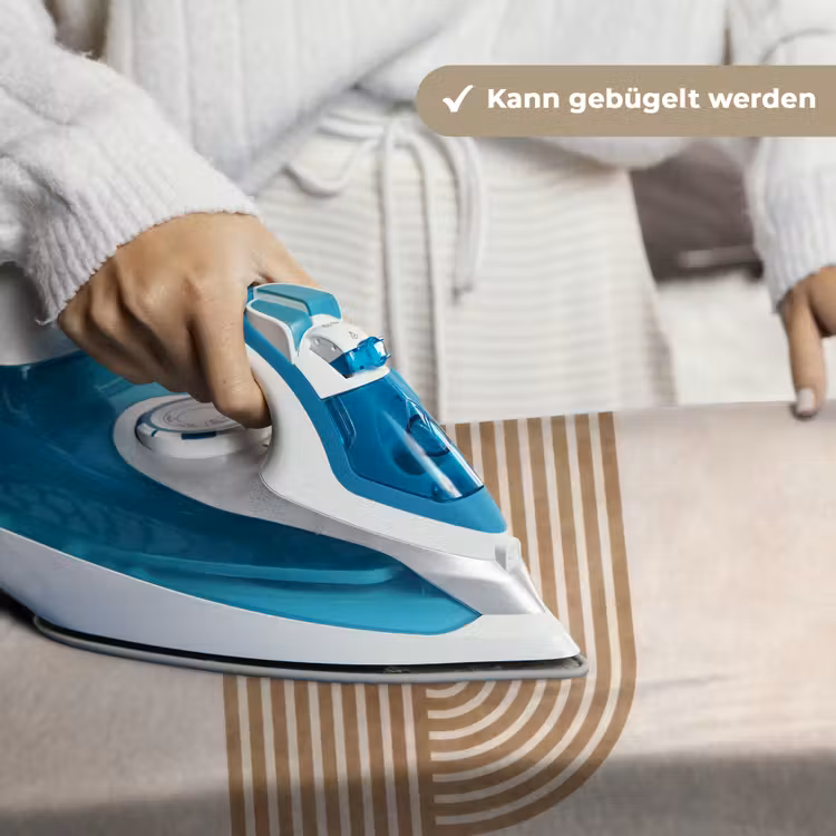 Symmetrische bocht - Koperkleurig Wandkleed katoen klein -tsfeer9_DE
