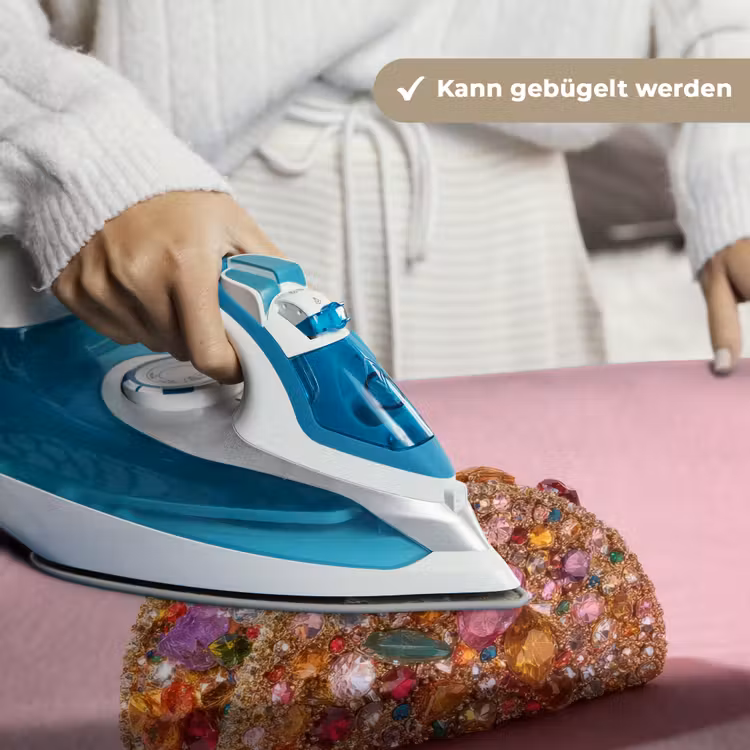 Taco - Kleurrijk - Edelstenen - Goud Wandkleed katoen klein -tsfeer9_DE
