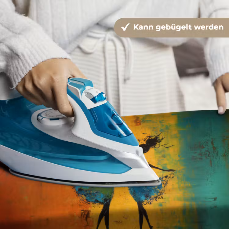 Dansen - Vrouwen - Verfstructuur Wandkleed katoen klein -tsfeer9_DE