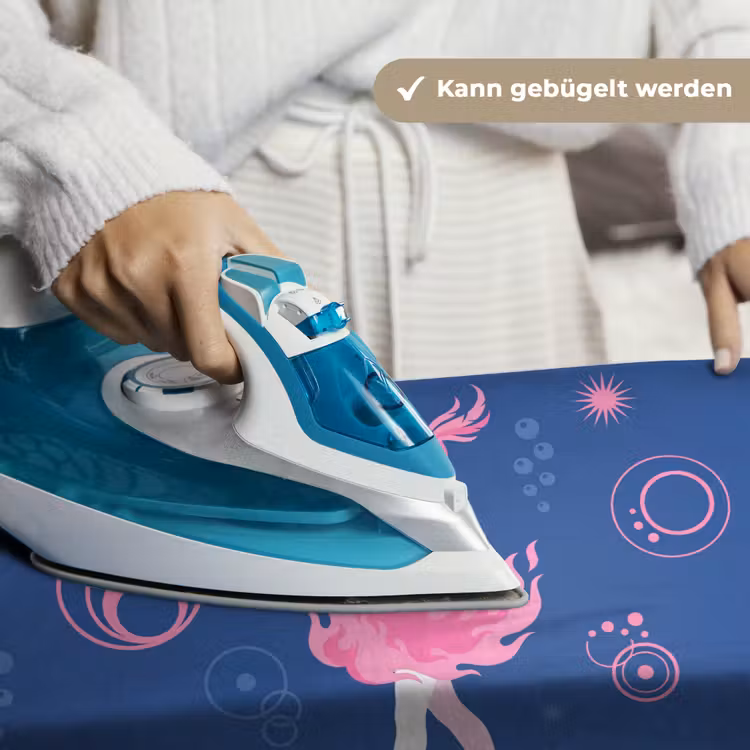 Danseres - Vlammenrok - Abstract - Roze - Blauw Wandkleed katoen klein -tsfeer9_DE