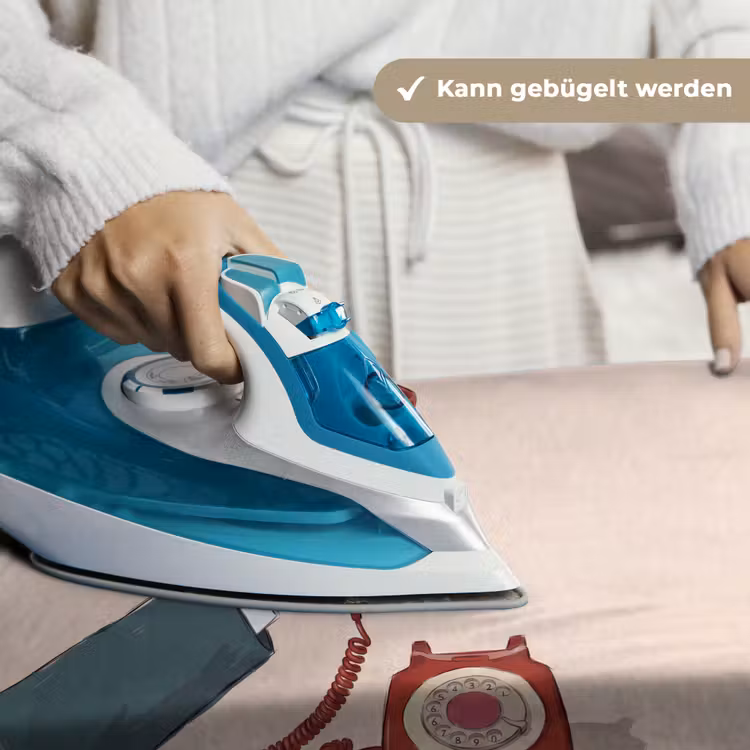 Telefoon - Hand - Vintage - Communicatie - Rood Wandkleed katoen klein -tsfeer9_DE