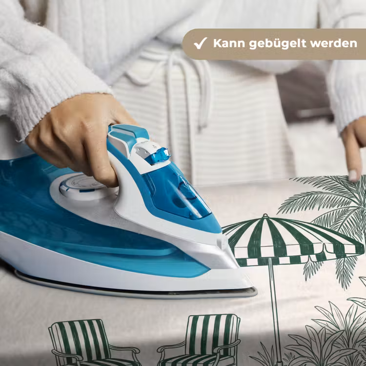 Terras - Illustratie - Groen Wandkleed katoen klein -tsfeer9_DE