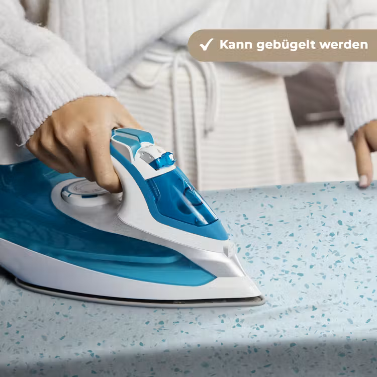 Terrazzo - Patroon - Kleurrijk - Baby Blauw Wandkleed katoen klein 269 -tsfeer9_DE