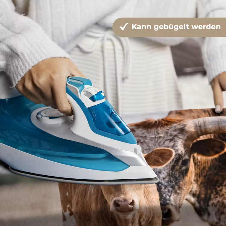 Texas Longhorn - Kalf - Weide - Dieren Wandkleed katoen klein -tsfeer9_DE