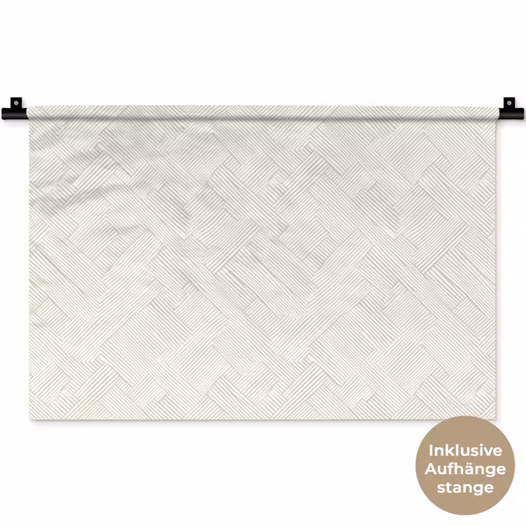 Textuur - Abstract - Beige Wandkleed katoen klein 269 -t3d_DE