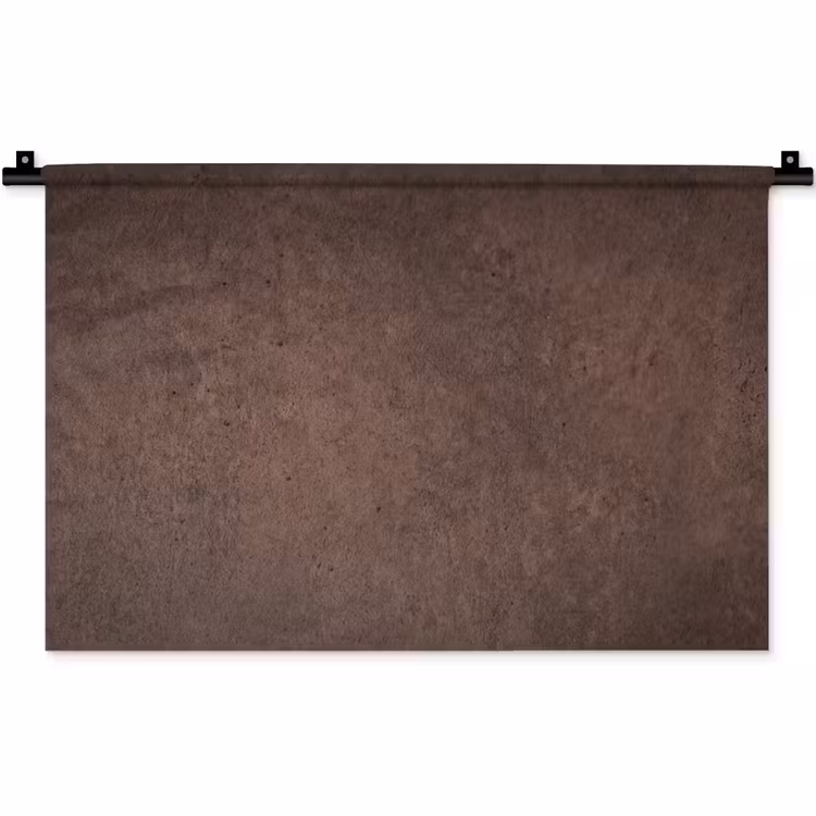 Textuur - Beton - Abstract - Donker - Bruin Wandkleed katoen klein -zz3d