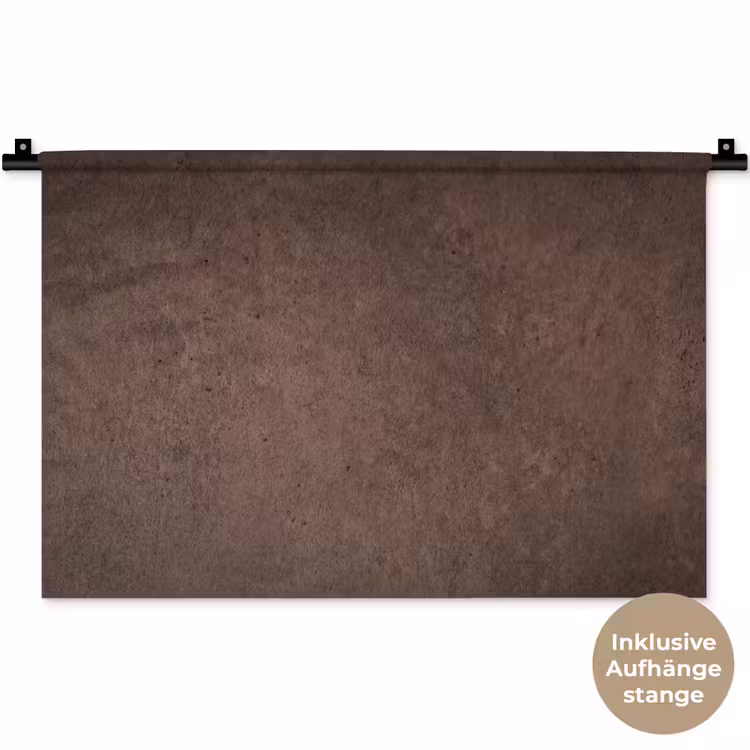Textuur - Beton - Abstract - Donker - Bruin Wandkleed katoen klein -t3d_DE