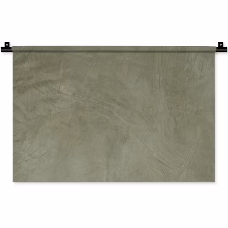 Textuur - Betonlook - Achtergrond - Modern - Groen Wandkleed katoen klein -zz3d