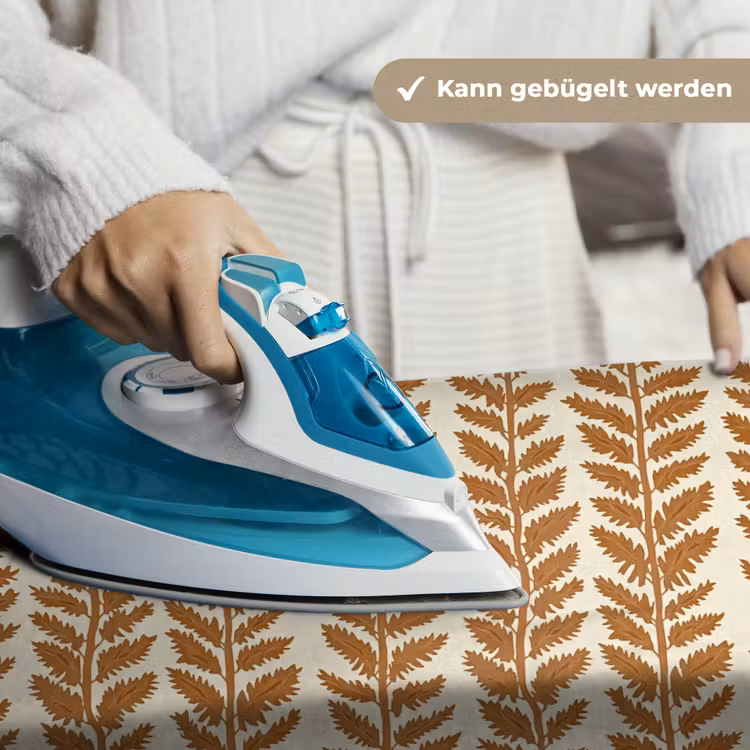 Textuur - Bladeren - Oker Wandkleed katoen klein 269 -tsfeer9_DE