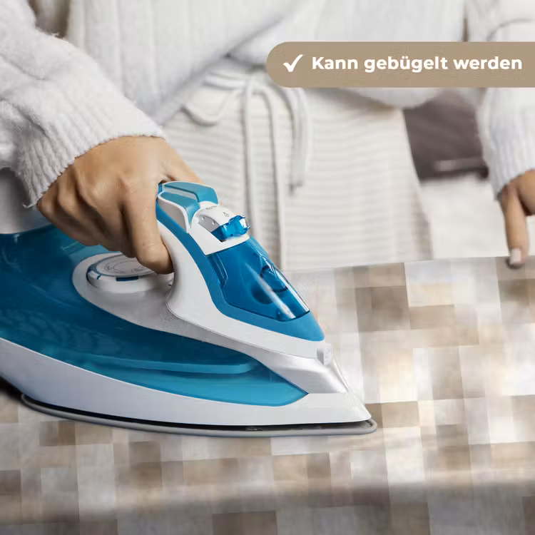 Textuur - Linnen - Beige Wandkleed katoen klein 269 -tsfeer9_DE