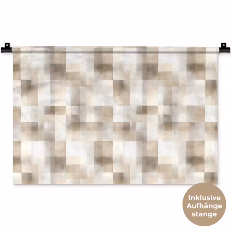 Textuur - Linnen - Beige Wandkleed katoen klein 269 -t3d_DE