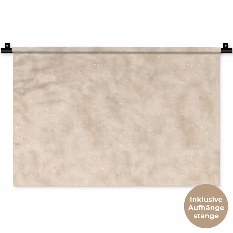 Structuur - Spikkels - Beige Wandkleed katoen klein 269 -t3d_DE