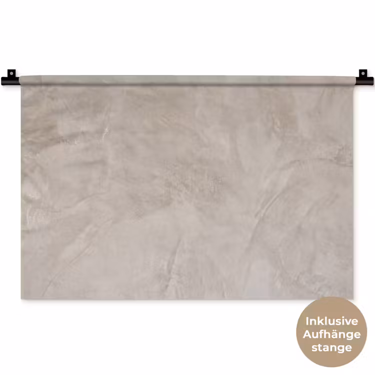 Textuur - Wand - Modern - Beige - Abstract Wandkleed katoen klein -t3d_DE