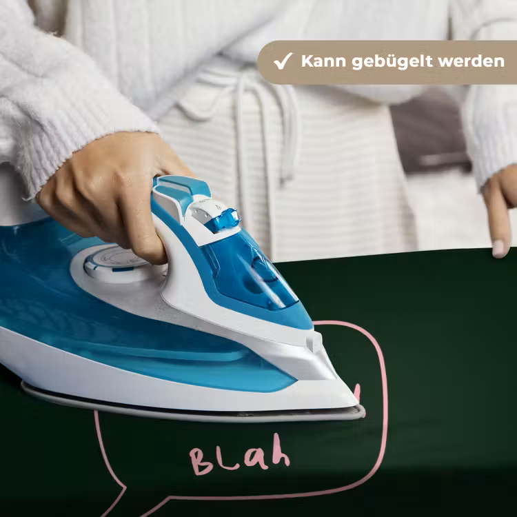 Tekstwolkje - Donkergroen - BLAH BLAH BLAH Wandkleed katoen klein -tsfeer9_DE
