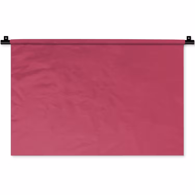 Deep - Berry - Rood Wandkleed katoen klein 269 -zz3d