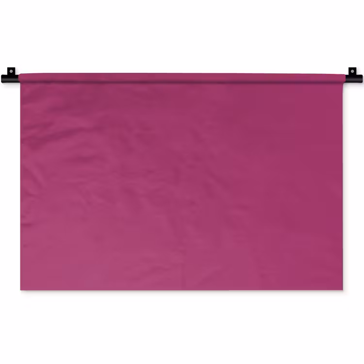 Deep - Magenta - Paars Wandkleed katoen klein 269 -zz3d