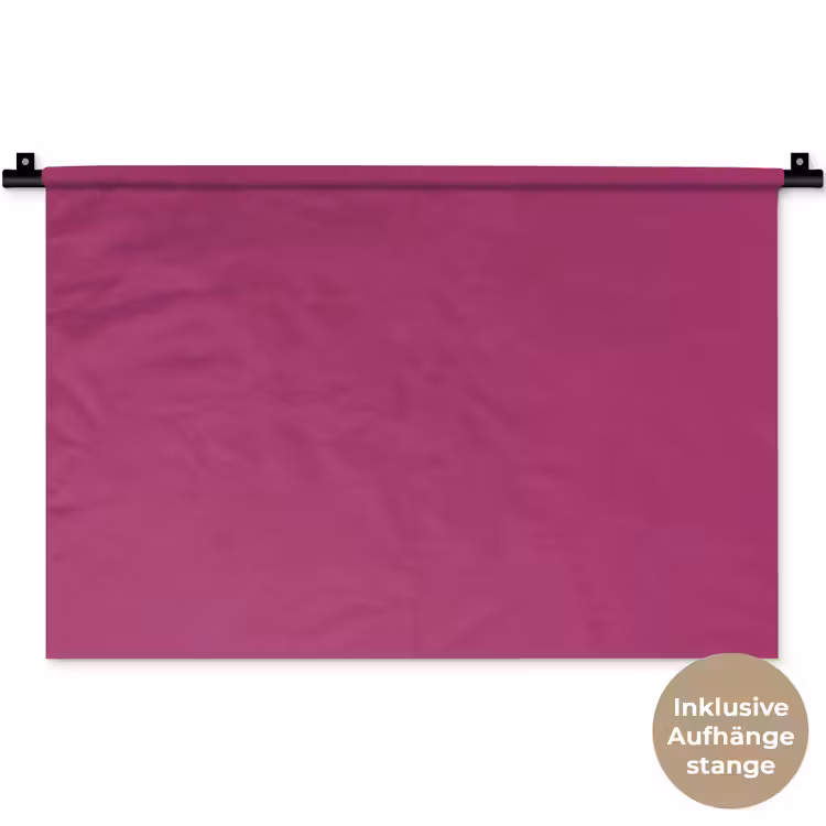 Deep - Magenta - Paars Wandkleed katoen klein 269 -t3d_DE