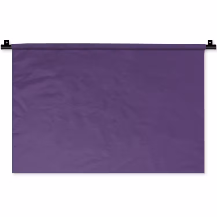 Deep - Plum - Paars Wandkleed katoen klein 269 -zz3d