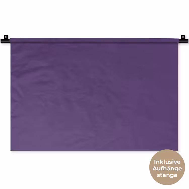 Deep - Plum - Paars Wandkleed katoen klein 269 -t3d_DE