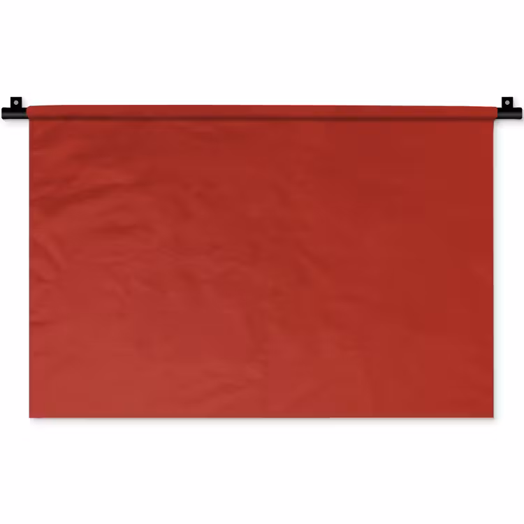 Deep - Crimson - Rood Wandkleed katoen klein 269 -zz3d