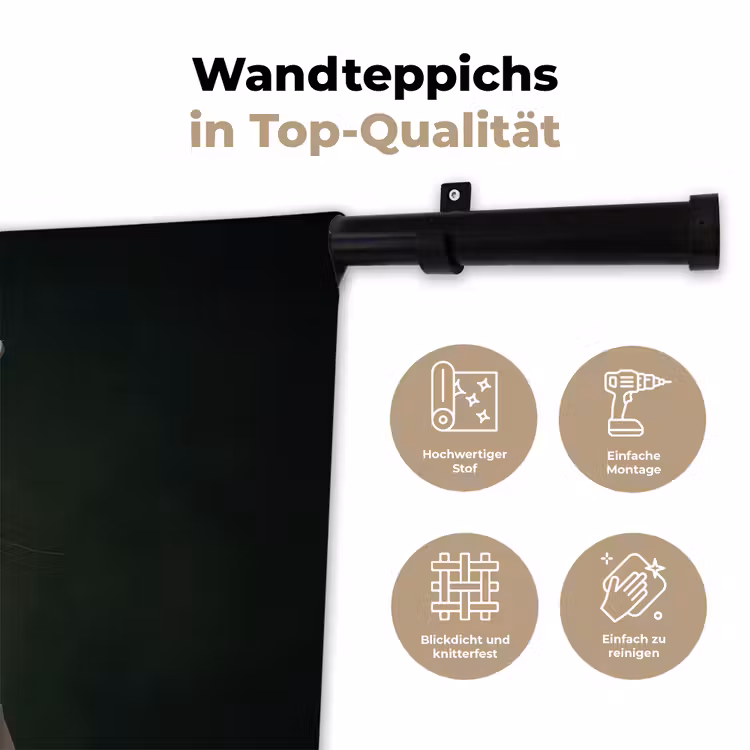 Dier - Kok - Stokstaartje Wandkleed katoen klein -tsfeer2_DE