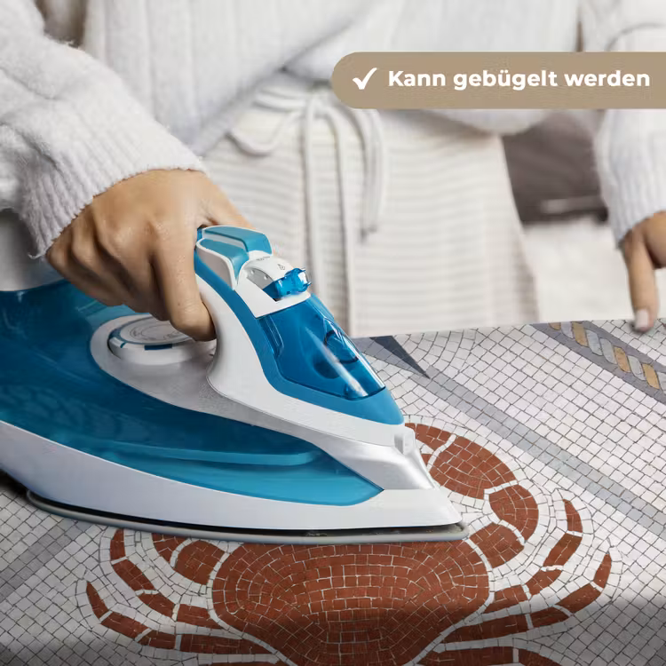 Dier - Mozaïek - Zee - Klassiek - Bruin Wandkleed katoen klein -tsfeer9_DE