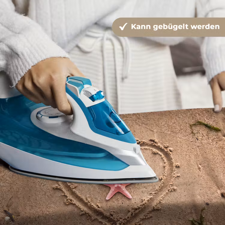 Dieren - Hart - Strand - Zand - Roze Wandkleed katoen klein -tsfeer9_DE
