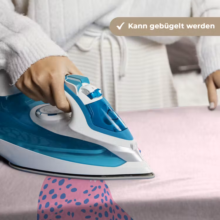 Dieren - Profiel - Abstract - Roze - Blauw Wandkleed katoen klein -tsfeer9_DE