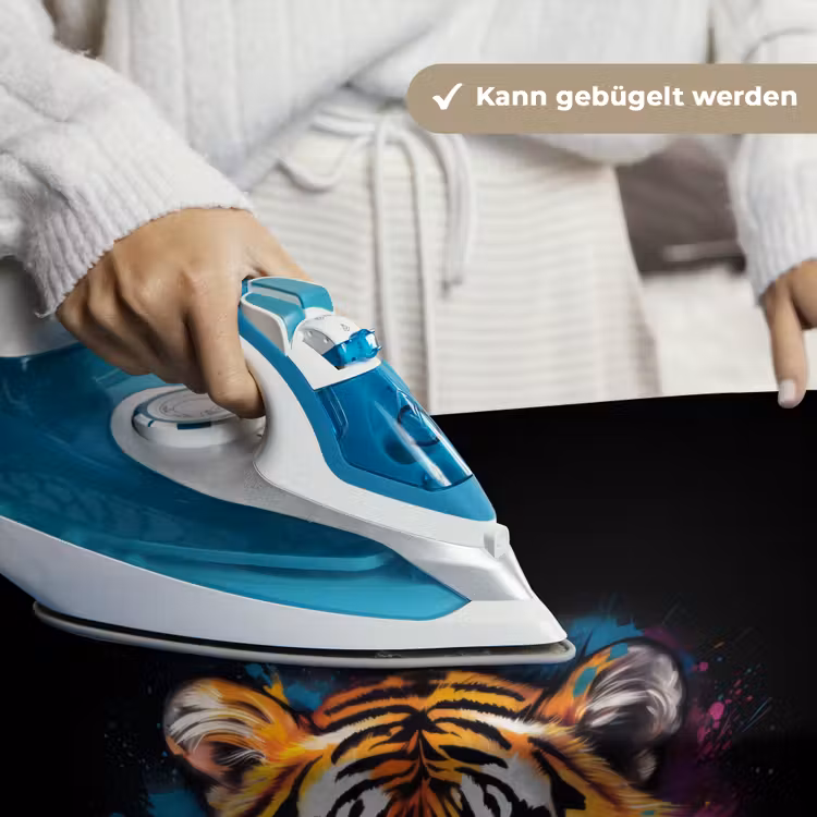 Tijger als street art kunstwerk Wandkleed katoen klein -tsfeer9_DE
