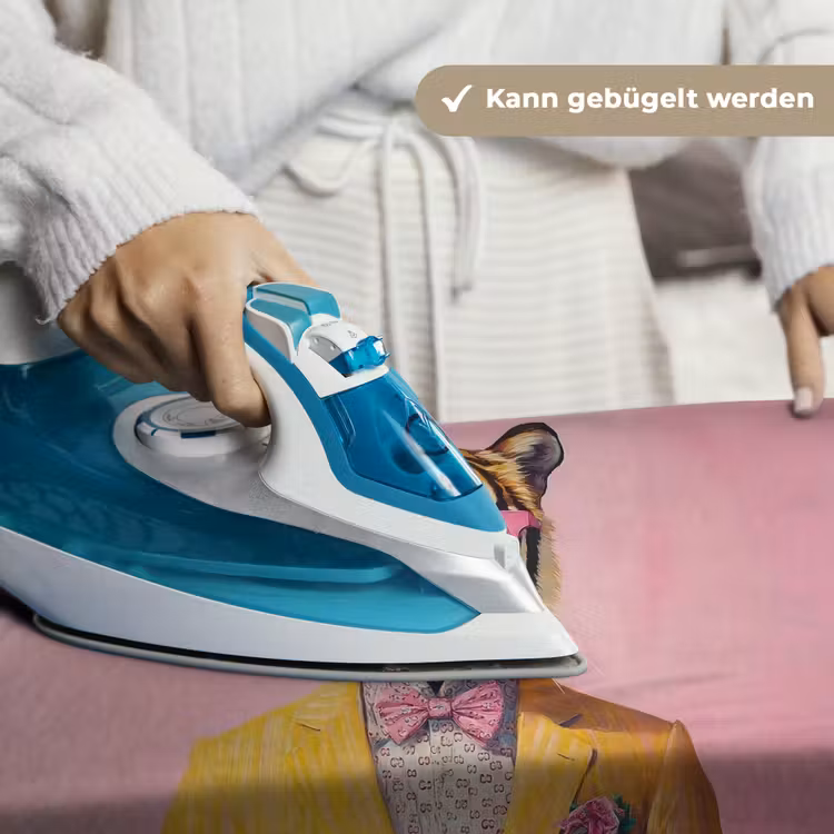 Tijger - Bril - Geel - Jasje Wandkleed katoen klein -tsfeer9_DE
