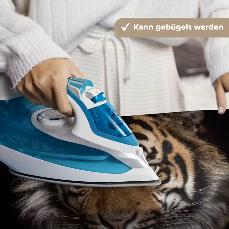 Tijger - Wilde dieren - Portret Wandkleed katoen klein -tsfeer9_DE
