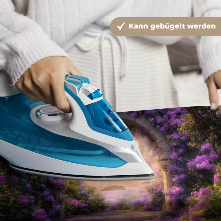 Poort - Paars - Bloemen Wandkleed katoen klein -tsfeer9_DE